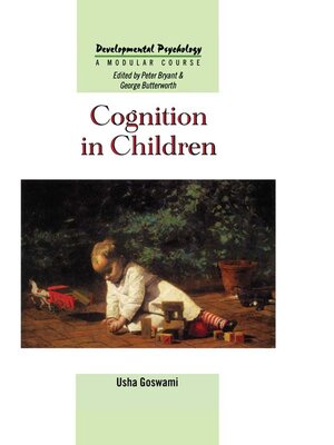 cover image of Cognition In Children
